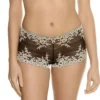 Wacoal lingerieBoxer noir en nylon- Embrace Lace