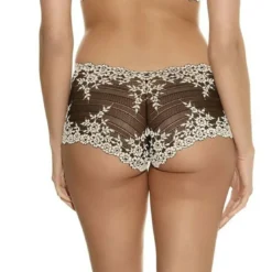 Wacoal lingerieBoxer noir en nylon- Embrace Lace