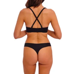 Wacoal lingerieSoutien-gorge armatures attache sur le devant - Noir en nylon- ACCORD