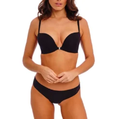 Wacoal lingerieSoutien-gorge armatures attache sur le devant - Noir en nylon- ACCORD