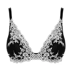 Wacoal lingerieSoutien-gorge plunge armatures noir en nylon- Embrace Lace