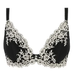 Wacoal lingerieSoutien-gorge plunge armatures noir en nylon- Embrace Lace