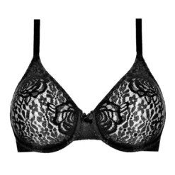 Wacoal lingerieSoutien-gorge moulé noir-Wacoal- Halo Lace