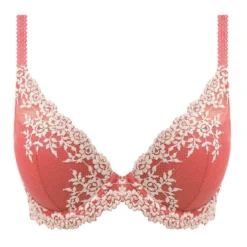 Wacoal lingerieSoutien-gorge plongeant armatures - Rose - Embrace Lace en nylon- EMBRACE LACE