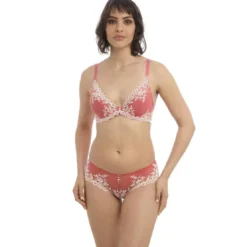 Wacoal lingerieSoutien-gorge plongeant armatures - Rose - Embrace Lace en nylon- EMBRACE LACE