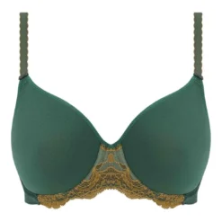 Wacoal lingerieSoutien-gorge coques moulées armatures à Dentelle Florale Dorée - Vert - Wacoal Lingerie - Florilège