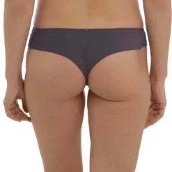 Wacoal lingerieTanga Gris Wacoal Lingerie en nylon- EGLANTINE
