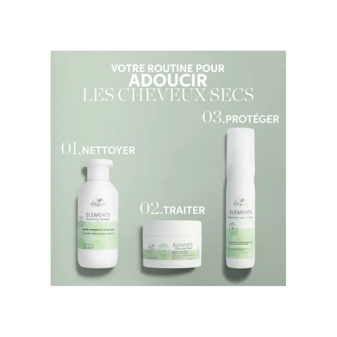 Wella CareElements Renewing Masque Régénérant Doux