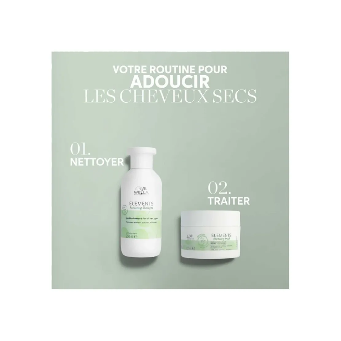 Wella CareElements Renewing Shampoing Régénérant Doux