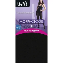 WellCollant opaque Well MORPHOLOGIE 50D chocolat marron