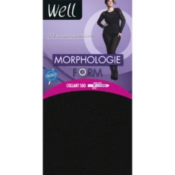 WellCollant opaque Well MORPHOLOGIE 50D chocolat marron