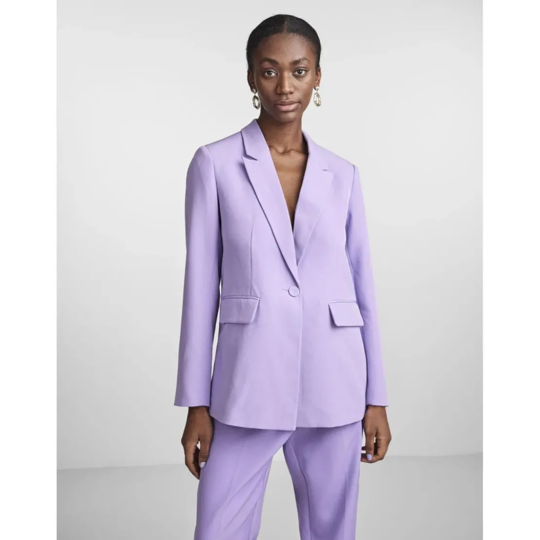 YASBlazer regular fit boutonné violet