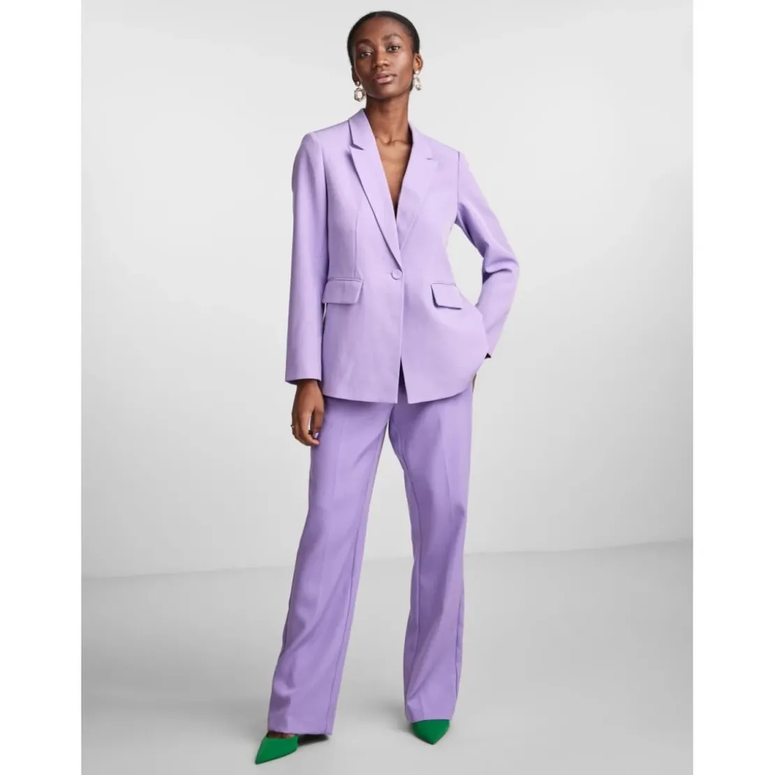 YASBlazer regular fit boutonné violet