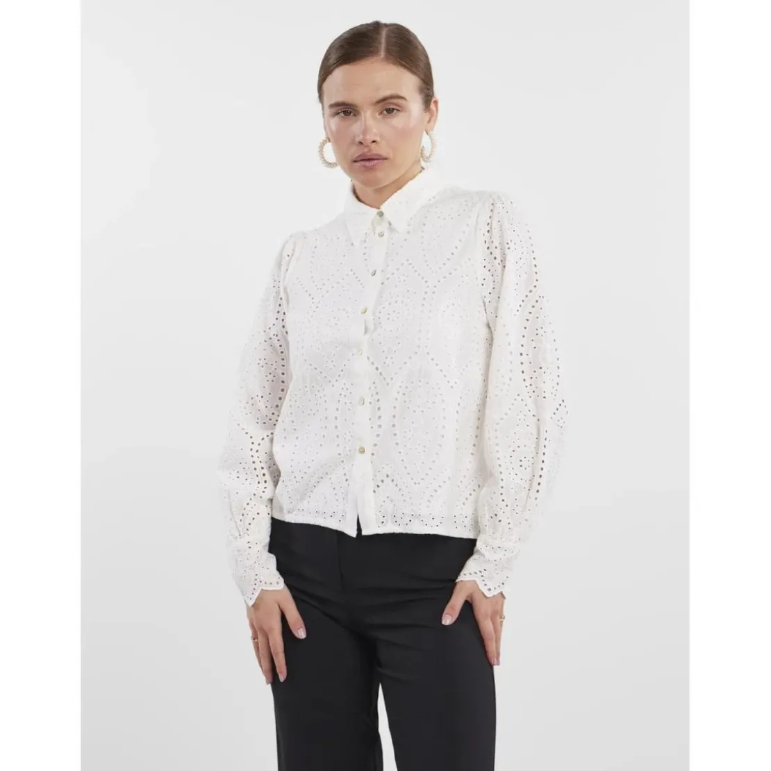 YASChemise manches longues blanc Quin