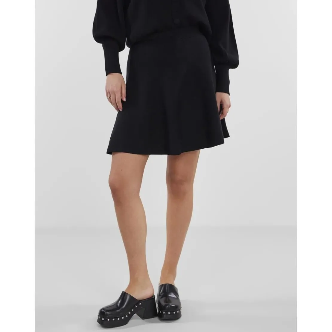 YASJupe en maille noir Sloan