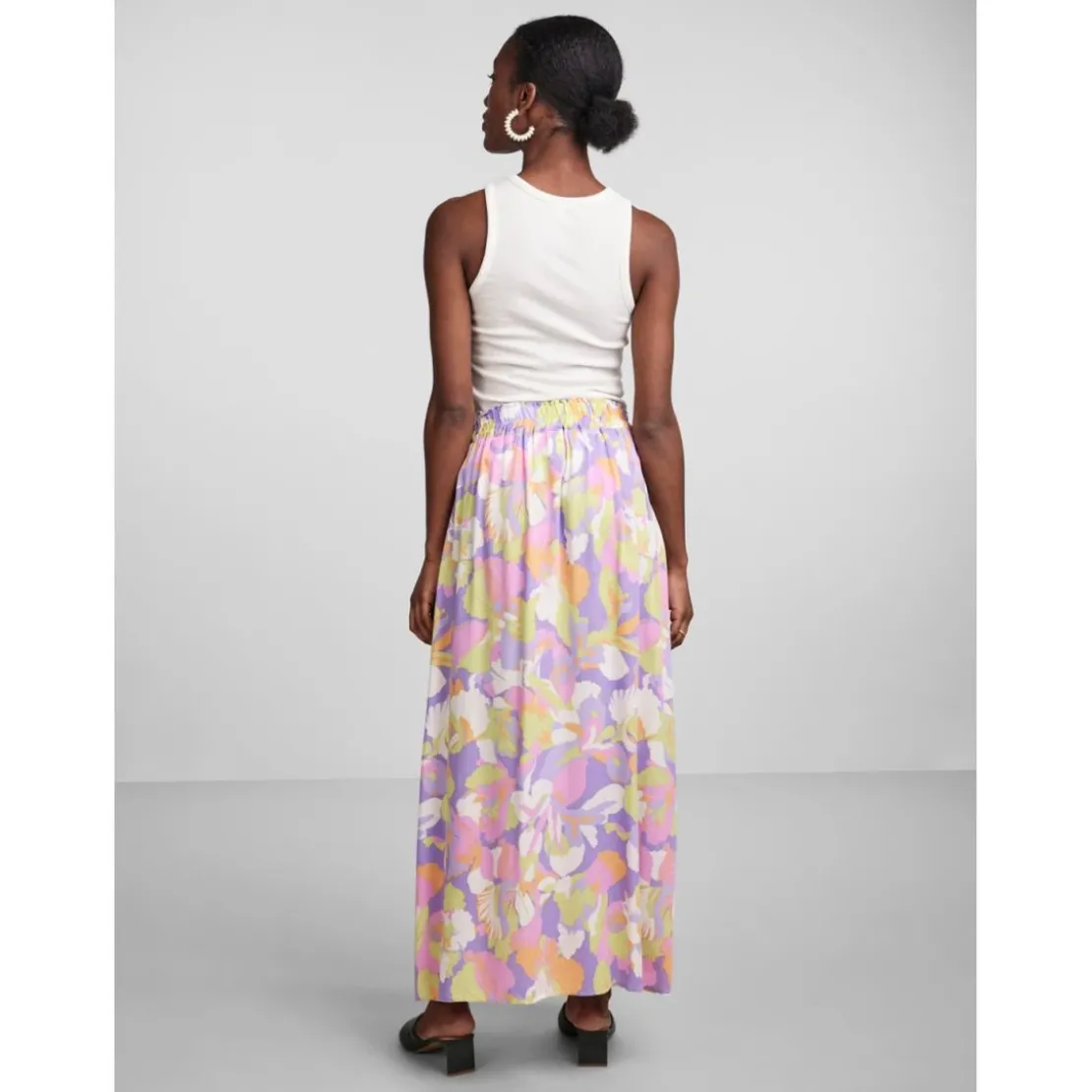 YASJupe longue violet en viscose