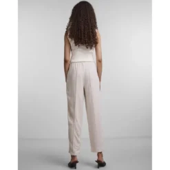 YASPantalon blanc en viscose