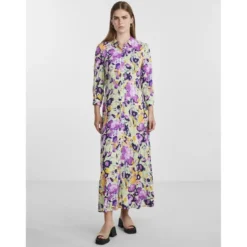 YASRobe chemise vert en viscose Zoé