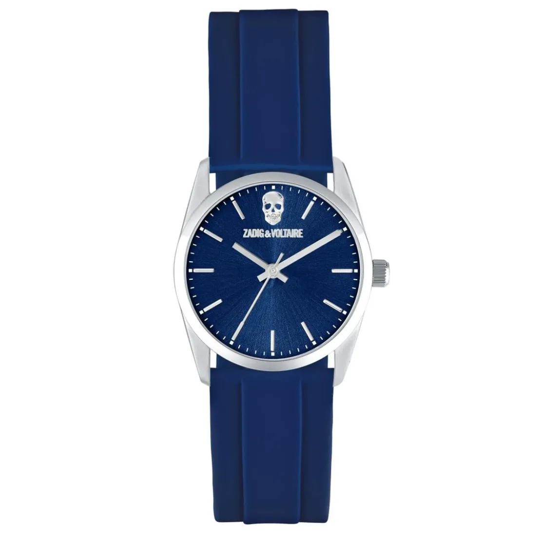 Zadig & VoltaireMontre Femme Zadig & Voltaire- ZVW1105 Bracelet Silicone Bleu Marine